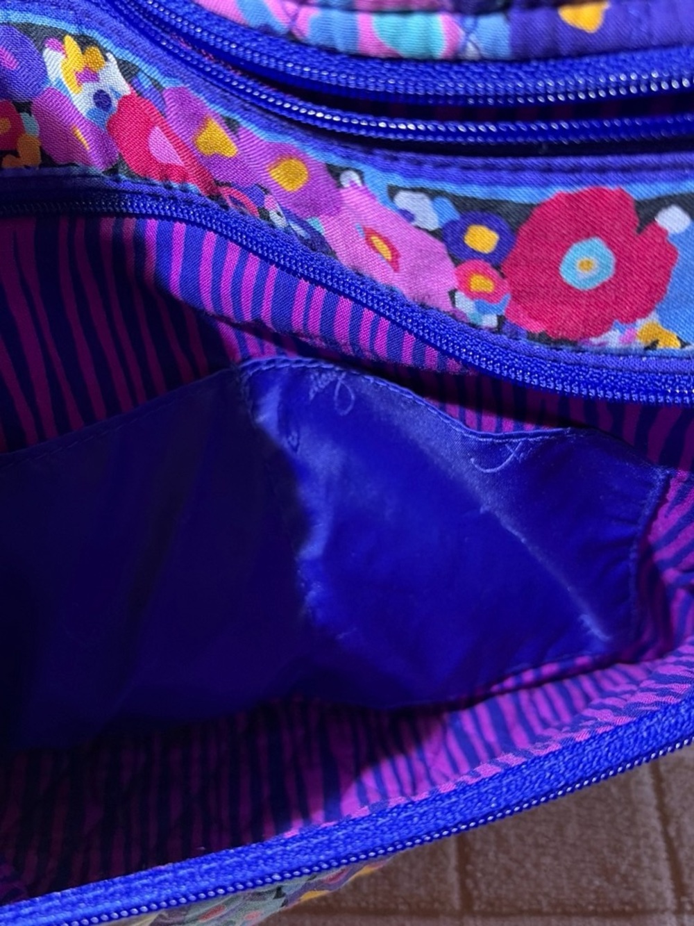Vera Bradley Floral Quilted Crossbody Bag - Picture 2 of 9